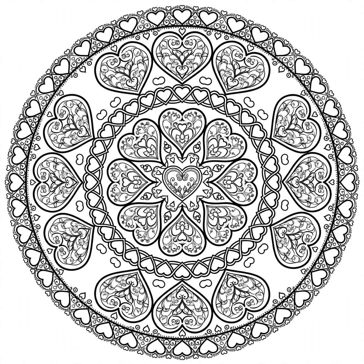 Mandala Coloring Pages Vol. 1 — Printable Digital Download