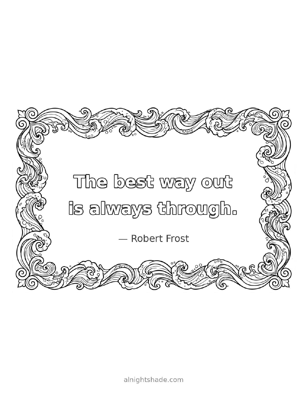 Nightshade Quotes Coloring Pages Vol. 2